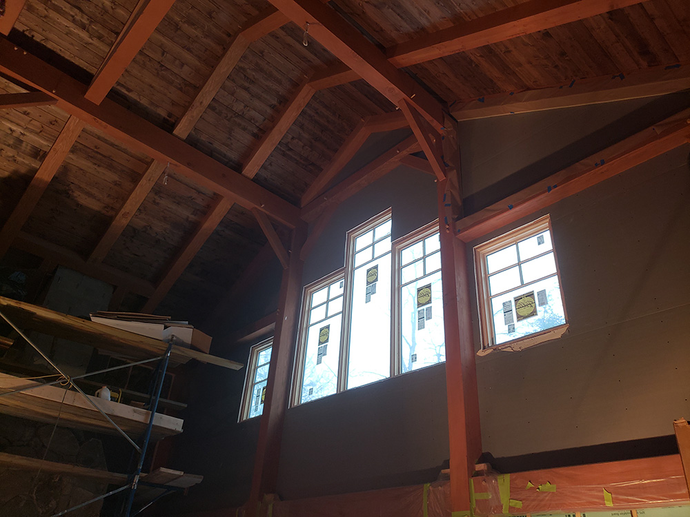 Great Room Blueboard Installation