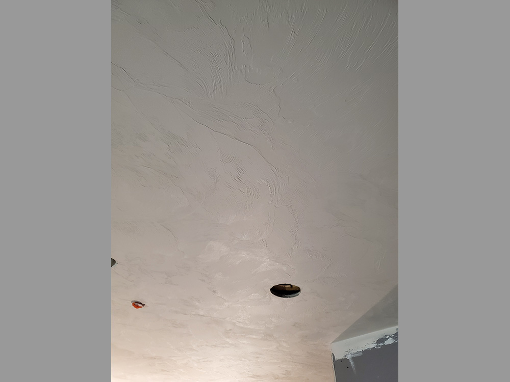 Finished Textured Ceilings - Part 3