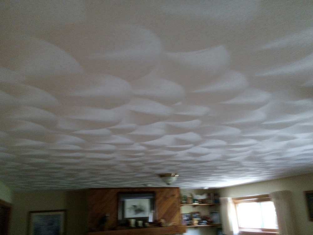 Sand Swirl Plaster Ceilings